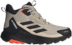 adidas Mens Terrex Trailmaker LT MID R.RDY Hiking Shoes Walking Shoe, Wonder Beige/Black/Semi Impact Orange, 10