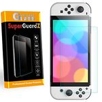 for Nintendo Switch OLED (2021) Screen Protector Tempered Glass Anti Blue Light, Eye Protection, SuperGuardZ, HD Clear, Anti-Scratch, Anti-Shock