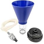 APSG Automotive Engine Oil Funnel + Oil Filter Wrench + Drain Hose | Compatible with Toyota Lexus Scion Vehicles | No-Spill Oil Change Kit