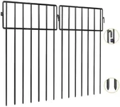 ADAVIN 54 Pack Animal Barrier Fence, 15 in(H) X 54 Ft(L) Dog Digging Fence Barrier, 1.5in Spike Spacing Rustproof Metal No Dig Garden Fence for Dog Rabbit, Fences Blocker for Outdoor Yard Patio