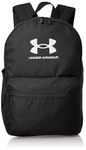 Under Armour Unisex's UA Loudon Lite Backpack, Black/Black/White, One Size