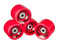 Ridge Skateboards Cruiser Skateboard Wheels - Red, 59 mm