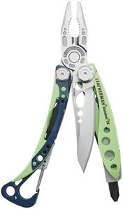 Leatherman Skeletool CX - multipurpose tool with 7 tools, including pliers, wire cutter and knife, for outdoor and camping, stainless steel, Verdant