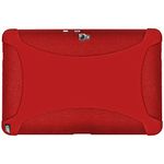 Amzer Silicone Skin Jelly Case Cover for 10.1 inch Samsung Galaxy Note GT-N8000/N8010 - Red