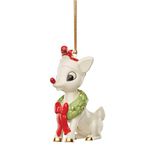 Lenox 894451 Rudolph and Cardinal Friend Ornament