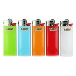 BIC Classic Lighters Cigar Cigarette MAXi Lighter Mini Size (8) (Multicolor), Pack of8