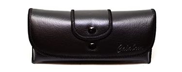 Black or Brown belt loop case Snap Beltloop Eyeglass Cases (Black)