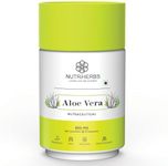 NUTRI HERBS Aloe Vera Capsules 800mg | Skin Glow, Digestion & Immunity Booster | Gut Health, Body Detox & Clear Skin Supplement | 30 Veg Capsules for Men & Women