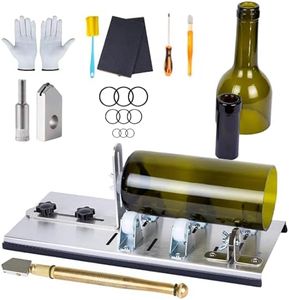 Vegena Glasflaschenschneider Set, Glasschneider für Flaschen, Weinglas Flaschenschneider, Bottle Cutter Kit, DIY Glasschneider zum Schneiden von Flaschen, Wein, Bier, Likör, Whiskey, Champagner