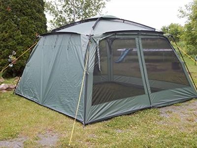 Yanes NEW Kuche Kitchen Tent (12 x 12 x 7'6'') with Rain Panels, Screen House, Dining Shelter, Tent