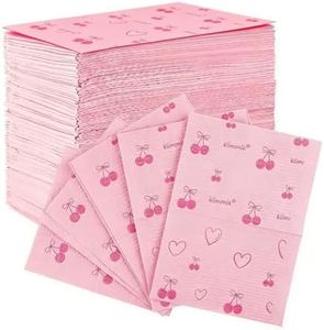 Disposable Dental Patient Bibs, Pink, Waterproof