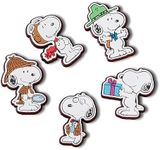 Crocs Jibbitz Cartoon Character Shoe Charms, Peanuts, 5 Pack