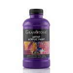 GRANOTONE Acrylic Colour Art and Craft Paint, DIY Paint, Rich Pigment, Non-Craking Paint for Canvas, Wood, Leather, Earthenware, Metal 500 ml (DEEP PURPLE)