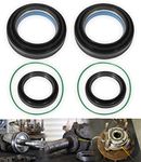 Front Axle Knuckle Tube Seal Kit - Fit for Ford 1998-2004 F250 F350 F450 F550 Super Duty Excursion Dana 50 60 Front Axle Knuckle Tube, Front Oil Seal Set, Replace 50491, 50381, 41784-2 - 6 PCS