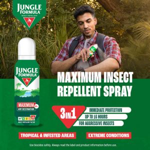 Jungle Formula Maximum Strength Insect Repellent Spray, 125ml