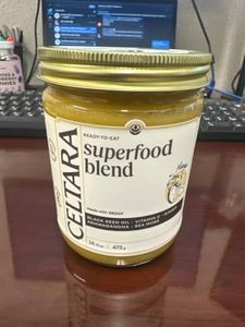 CELTARA Gut Blend, 16 fl oz — Spoonable Daily Ritual, Sea Moss 5.55g, L-Carnitine L-Tartrate & Fumarate, Bergamot, Artichoke, Blue Spirulina, Fish Oil EPA DHA, InnoSlim® 250mg