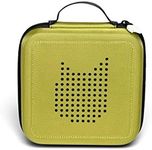 tonies Carry Case, Toy Box Storage and Travel Case for Audio Characters, Hardshell Case for up to 20 Figurines for use with Your Toniebox Portable Speaker (Sold Separately), Ages 3+, Colour: Green