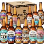 British Craft Ale Taster Pack - Case of 12x 500ml English Beer Selection Bundle (Mix)