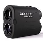 Gogogo Sport Vpro Golf Range Finder, 1000Yards Laser Golf Rangefinder with Ultra Clear Lens, 6X Magnification, Pin-Seeker & Flag-Lock & Pulse Vibration, Class 1 GS03