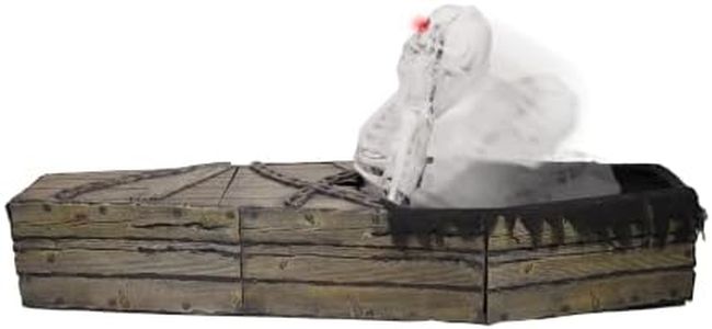 Haunted Hill Farm 5.1-Ft Life Size Reaper in Coffin Animatronic