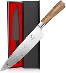 imarku Chef Knife - Pro Kitchen Knife 8 Inch Chef's Knives Japanese SUS440A Stainless Steel Sharp Paring Knife with Ergonomic Handle, Golden handle, Christmas Gifts for Women Men