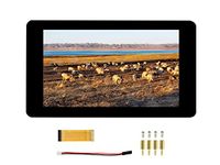 Waveshare 7inch DSI Touch Screen Display for Raspberry Pi 4B/3B+/3A+/3B/2B/B+/A+, 800×480 TFT LCD Capacitive Touchscreen Monitor, Compatible with Raspbian Ubuntu Kali Retropie WIN 10 IoT