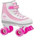 Roller Derby 1978-03 Youth Girls Firestar Roller Skate, Size 2, White/Pink