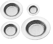 Drain Hair Catcher, 4 Pack, Shower Drain Cover for Bathtub, Kitchen Sink Strainer, Stainless Steel Bathroom Sink, Different Sizes from 2.1" to 4.5"