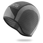 ROCKBROS Winter Cycling Skull Cap for Men Bike Helmet Liner Earflap Thermal Beanie Women Running Skiing Grey