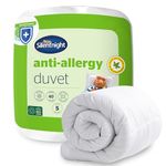 Silentnight Anti Allergy King-Size Duvet 7.5 Tog - All Year Round Quilt Duvet Anti-Bacterial and Machine Washable with Allergy UK Approved Anti Allergy Fibres - King-Size Bed