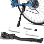 Ordriv 24-29 Inches Adjustable Bike Kickstand, Alloy Adjustable Bike Stand Bike Stand Kick With 2PCS Allen Wrench, for Bicycle Mountain Bike Road Bike