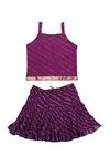 DIAMO Girl Cotton readymade Lehenga choli (KID226_2-3year_Purple_2 Years-3 Years)