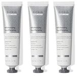 Boka Natural Toothpaste, Nano-Hydroxyapatite for Remineralizing, Sensitivity and Whitening, Fluoride-Free, Dentist Recommended for Kids and Adults - Whitening, 4oz (113g) 3Pk - US Manufactured
