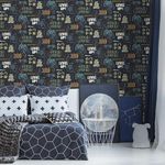 Fresco Game Over Black and Multi Wallpaper - Paste The Paper - Gamer Design - Suitable for Kids Room - Feature or 4 Wall Design - Cover for Small Cracks and Imperfections