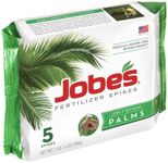 Jobe's 01010 5 spikes, 10-5-10, Palm Tree Fertilizer Spikes 3 pack