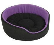 PAWSOME Plastic Luxurious Soft Dog/Cat Bed (Purpal), Purpal,Medium, Purple