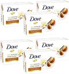 DOVE Shea Butter Cream Bathing Bar (Pack of 6, Imported, Made in EU) (6 x 22.5 g)