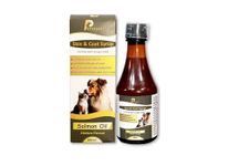 Pettfleet Skin & Coat Syrup, Shines pet Skin & Coat, Strengthens pet Hair, Immunity Booster, Omega 3,6& 9 Rich Skin & Coat Syrup for Cats & Dogs