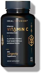 Raw Whole Food Vitamin C Complex: Organic Fruit & Veggie Blend - Immune Support - 100% Plant Based Vitamin C (2 Month Supply) Vegan