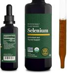 Global Healing Center - Selenium 200mcg, Selenium Supplement Drops with Organic Ingredients, Antioxidants for Thyroid and Immune Support, Non-GMO & Gluten-Free, for Men & Women - 2 Fl Oz