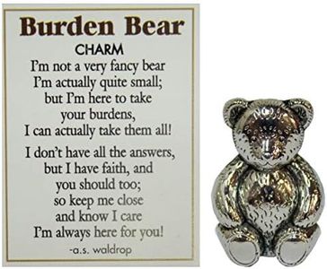 Burden Bear Zinc Pocket Charm w/Story Card by Ganz