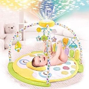 Arcanine Baby Gym, 5 in 1 Baby Play Gym with Toys for 0m+, Baby Gym Play Mat and Motor Skill Development Language Discovery, Baby Playmats and Gyms Larger