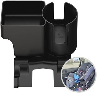 Swigzy Cup Holder and Snack Tray for Nuna Rava Car Seats - Holds Most Kids Water Bottles - Makes Snacks and Drinks Easy to Reach - Food Safe ABS - Dishwasher Safe