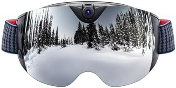 OHO 4K Smart Ski Goggles with Camera, UV400 Anti-Fog Durable Lens for Ski
