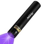 Alonefire SV10 Professional 365nm UV Torch 5W USB Rechargeable Ultraviolet Light Blacklight Flashlight Black Light Pet Urine Detector for Resin Curing, Mineral, Dry Stain with Built-in Battery