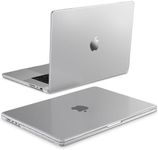 Fintie Case for MacBook Pro 16 Inch Case A2991 A2780 A2485 (2023 2022 2021 Release), [100% Corresponds to Official Colour] Premium Slim Matte Case for MacBook Pro 16" M3/M2/M1 Chip, Frost Clear