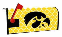 Iowa Hawkeyes Moroccan Pattern Magnetic Mailbox Cover