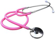 MorTime Dual Head Stethoscope, Real Working Stethoscope for Kids Cosplay, Educational Equipment, Pink (1 pc)