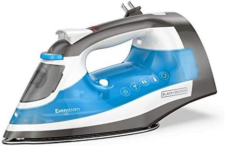 BLACK+DECKER ICR19XS One Step Steam Cord Reel Iron, Blue