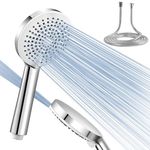 Dothnix Shower Head and Hose 2m - High Pressure Shower Head with 5 Modes Universal Power Shower Head for Low Pressure